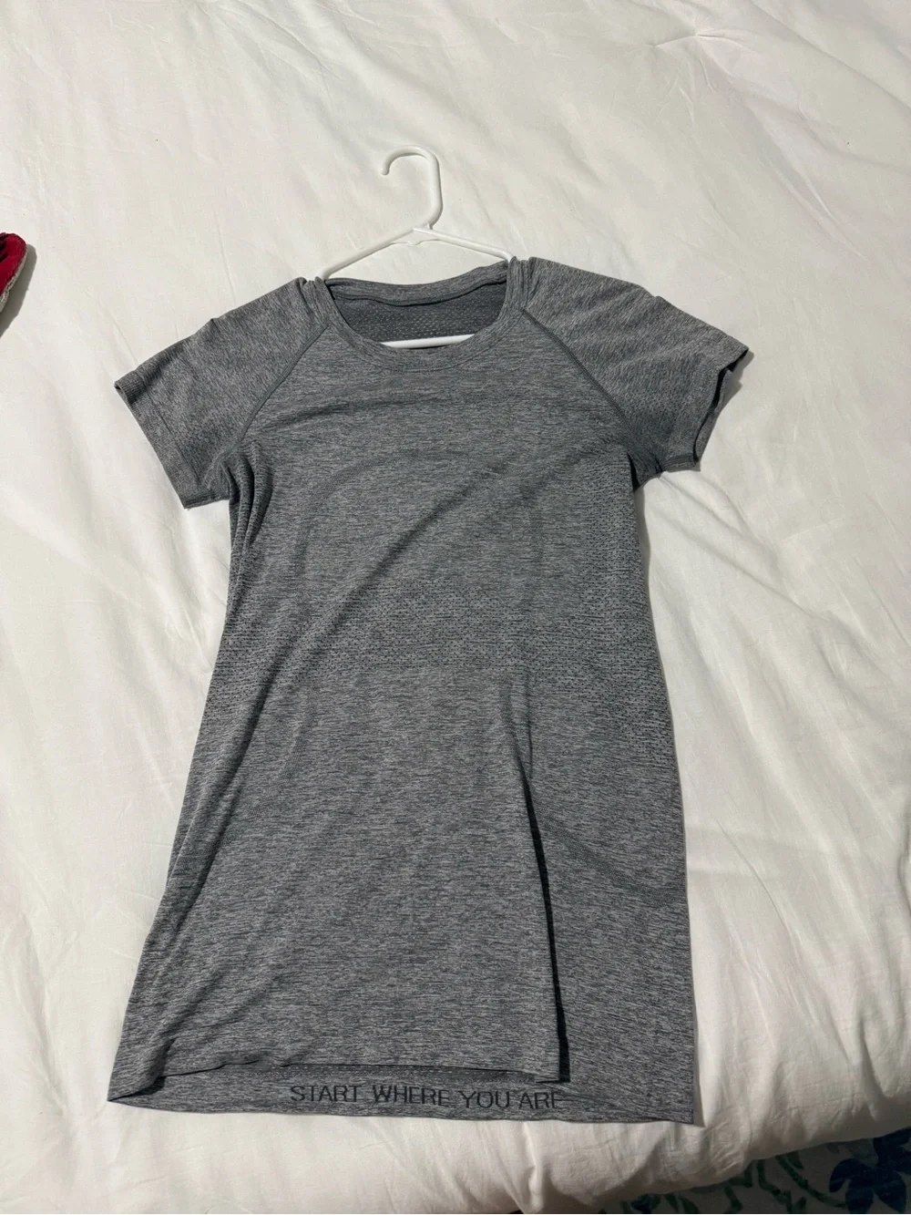 lululemon athletica Gray Short Sleeve Women's Tee